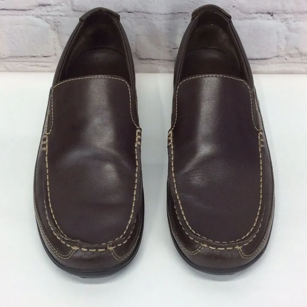 Cole Haan Loafer Men’s Size 8.5 Tucker Venetian Brown Leather Slip On Casual